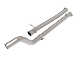 aFe - aFe Vulcan Series 3in 304 Stainless Steel Muffler Delete Pipe 2021 Ram 1500 TRX V8-6.2L (sc) 49C32085NM - Image 1