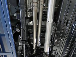 aFe - aFe Vulcan Series 3in 304 Stainless Steel Muffler Delete Pipe 2021 Ram 1500 TRX V8-6.2L (sc) 49C32085NM - Image 2