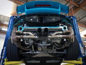 aFe - aFe Power MACHForce XP 304 Stainless Secondary Muffler Delete Pipe 14-19 Porsche 911 GT3 3.8L/4.0L 49C36434 - Image 4