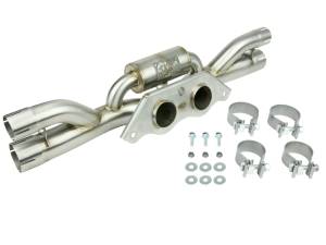 aFe - aFe Power MACHForce XP 304 Stainless Secondary Muffler Delete Pipe 14-19 Porsche 911 GT3 3.8L/4.0L 49C36434 - Image 6