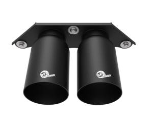 aFe - aFe Power Mach Force Xp 4in 304 SS Bolt-On Exhaust Tips Satin Black 14-19 Porsche 911 GT3 3.8L/4.0L 49C36435-B - Image 2