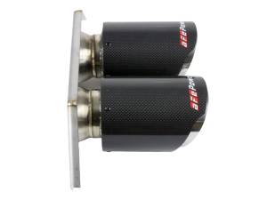 aFe - aFe Power Mach Force Xp 4in 304 SS Bolt-On Exhaust Tips Carbon Fiber 14-19 Porsche 911 GT3 3.8L/4.0L 49C36435-C - Image 4