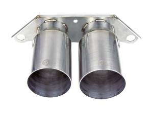 aFe - aFe Power Mach Force Xp 4in 304 SS Bolt-On Exhaust Tips Brushed 14-19 Porsche 911 GT3 3.8L/4.0L 49C36435-H - Image 2