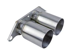 aFe - aFe Power Mach Force Xp 4in 304 SS Bolt-On Exhaust Tips Brushed 14-19 Porsche 911 GT3 3.8L/4.0L 49C36435-H - Image 3