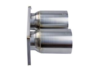 aFe - aFe Power Mach Force Xp 4in 304 SS Bolt-On Exhaust Tips Brushed 14-19 Porsche 911 GT3 3.8L/4.0L 49C36435-H - Image 5