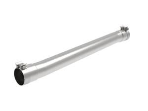 aFe - aFe 20-21 GM Trucks (V8-6.2L) 409 Stainless Steel Muffler Delete Pipe 49C44137NM - Image 1