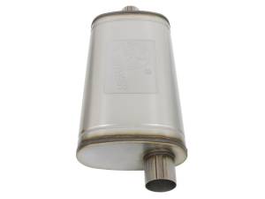 aFe - aFe MACHForce XP SS Muffler 3in Center Inlet / 3in Offset Outlet 22in L x 11n W x 6in H Body 49M00016 - Image 4