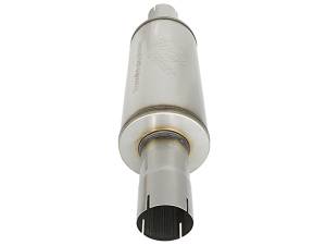 aFe - aFe ATLAS Muffler 3-1/2 IN ID Center/Center x 7 IN Dia. X 16 IN L - Round Body 49M00025 - Image 4