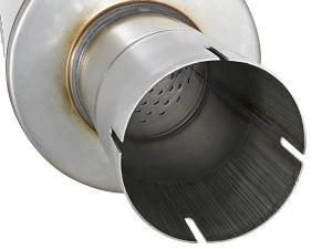 aFe - aFe ATLAS Muffler 3-1/2 IN ID Center/Center x 7 IN Dia. X 16 IN L - Round Body 49M00025 - Image 5