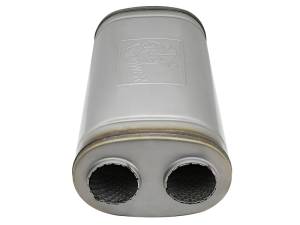 aFe - aFe MACH Force-Xp Muffler 2-1/2 IN ID Offset/Dual x 18 IN L x 8 IN W x 5 IN H - Oval Body 49M00033 - Image 3