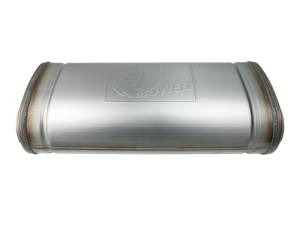 aFe - aFe MACH Force-Xp 409 SS Muffler 3in Dual Inlet/Dual Outlet 5in H x 8in W x 18in L - Oval Body 49M00055 - Image 4