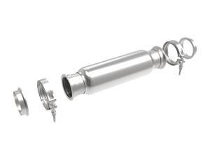 aFe - aFe MACH Force-Xp Resonator 3 IN Inlet/Outlet x 4 IN Dia. x 12 IN Body x 16 IN Overall Length 49M10006 - Image 1