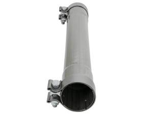 aFe - aFe MACH Force-Xp Resonator Delete Pipe 3 IN Inlet/Outlet x 3 IN Dia. x 19 IN Overall L w/ Clamps 49M10010 - Image 4