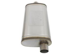 aFe - aFe MACH Force-Xp Muffler 3 IN ID Center/Offset x 11 IN W x 5 IN H x 22 IN L - Oval Body 49M30016 - Image 3