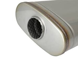 aFe - aFe MACH Force XP 304 Stainless Steel Muffler 2.5in Center/Offset 18in L x 9in W x 4in H 49M30019 - Image 4