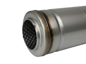 aFe - aFe MACH Force-Xp 409 SS Muffler 3in Center/Center 18in L X 5in Dia - Round Body 49M30050 - Image 4