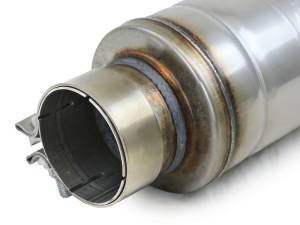 aFe - aFe MACH Force-Xp Muffler 3 IN ID Center/Center x 5 IN Dia. x 19 IN Overall Length - Round Body 49M30059 - Image 2