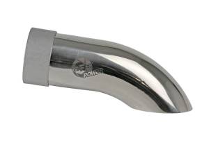 aFe - aFe MACH Force-Xp 304 Stainless Steel Clamp-on 2.5in Exhaust Tip - Polished 49T25254-P09 - Image 2