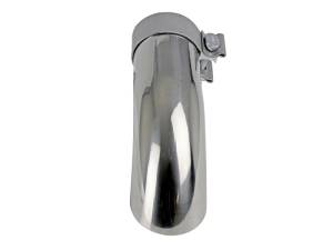 aFe - aFe MACH Force-Xp 304 Stainless Steel Clamp-on 2.5in Exhaust Tip - Polished 49T25254-P09 - Image 3
