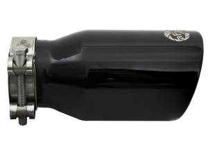 aFe - aFe MACH Force-Xp Universal 409 SS Single-Wall Clamp-On Exhaust Tip - Black 49T25354-B07 - Image 2