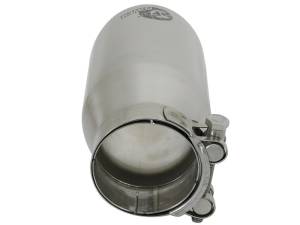 aFe - aFe MACH Force-Xp Universal 304 SS Single-Wall Clamp-On Exhaust Tip - Polished 49T25354-P07 - Image 4