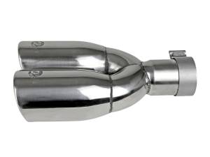 aFe - aFe MACH Force-Xp Universal Exhaust Tip 2-1/2 IN Inlet x 3-1/2 IN Outlet X 12 IN L 49T25374-P12 - Image 2