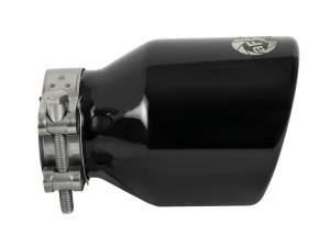aFe - aFe MACH Force-Xp 409 SS Clamp-On Exhaust Tip 2.5in. Inlet / 4in. Outlet / 6in. L - Black 49T25404-B06 - Image 2