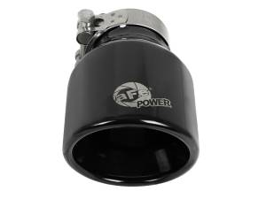 aFe - aFe MACH Force-Xp 409 SS Clamp-On Exhaust Tip 2.5in. Inlet / 4in. Outlet / 6in. L - Black 49T25404-B06 - Image 3