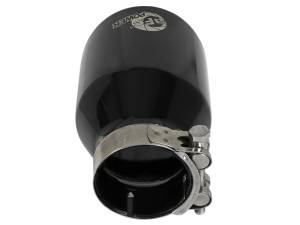 aFe - aFe MACH Force-Xp 409 SS Clamp-On Exhaust Tip 2.5in. Inlet / 4in. Outlet / 6in. L - Black 49T25404-B06 - Image 4