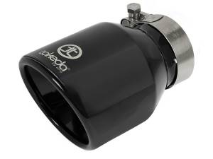 aFe - aFe Takeda Universal Exhaust Tip 2-1/2 IN Inlet x 4 IN Outlet x 6 IN L- Black 49T25404-B061 - Image 1