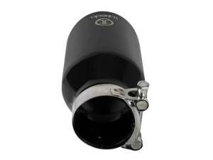 aFe - aFe Takeda 304 Stainless Steel Clamp-On Exhaust Tip 2.5in.Inlet / 4in Outlet - Black 49T25404-B08 - Image 4