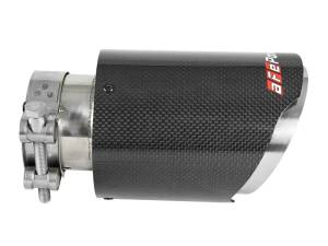 aFe - aFe MACH Force-Xp 409 SS Clamp-On Exhaust Tip 2.5in. Inlet / 4in. Outlet / 7in. L - Carbon 49T25404-C07 - Image 3