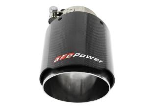 aFe - aFe MACH Force-Xp 409 SS Clamp-On Exhaust Tip 2.5in. Inlet / 4in. Outlet / 7in. L - Carbon 49T25404-C07 - Image 4