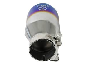 aFe - aFe Takeda 304 Stainless Steel Clamp-On Exhaust Tip 2.5in Inlet / 4in Outlet - Blue Flame 49T25404-L07 - Image 4