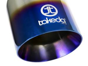 aFe - aFe Takeda 304 Stainless Steel Clamp-On Exhaust Tip 2.5in Inlet / 4in Outlet - Blue Flame 49T25404-L07 - Image 5
