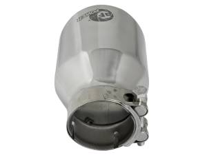 aFe - aFe MACH Force-Xp 304 SS Clamp-On Exhaust Tip 2.5in. Inlet / 4in. Outlet / 6in. L - Polished 49T25404-P06 - Image 4