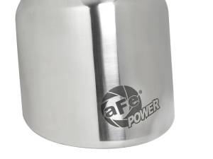 aFe - aFe MACH Force-Xp 304 SS Clamp-On Exhaust Tip 2.5in. Inlet / 4in. Outlet / 6in. L - Polished 49T25404-P06 - Image 5
