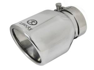 aFe - aFe Takeda Universal Exhaust Tip 2-1/2 IN Inlet x 4 IN Outlet x 6 IN L- Polished 49T25404-P061 - Image 1