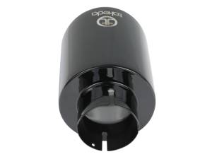 aFe - aFe Takeda Universal Exhaust Tip 2-1/2 IN Inlet x 4-1/2 IN Outlet x 7 IN L- Black 49T25454-B07 - Image 3