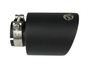 aFe - aFe Takeda 304 SS Clamp-On Exhaust Tip 2.5in. Inlet / 4.5in. Outlet / 7in. L - Black 49T25454-B072 - Image 3