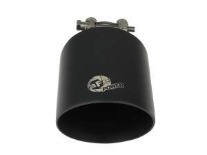 aFe - aFe Takeda 304 SS Clamp-On Exhaust Tip 2.5in. Inlet / 4.5in. Outlet / 7in. L - Black 49T25454-B072 - Image 4