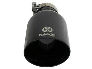 aFe - aFe Takeda 409 SS Clamp-On Exhaust Tip 2.5in. Inlet / 4.5in. Outlet / 9in. L - Black 49T25454-B09 - Image 3