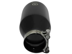 aFe - aFe Takeda 409 SS Clamp-On Exhaust Tip 2.5in. Inlet / 4.5in. Outlet / 9in. L - Black 49T25454-B09 - Image 4