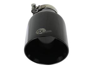 aFe - aFe MACH Force-Xp 409 SS Clamp-On Exhaust Tip 2.5in. Inlet / 4.5in. Outlet / 9in. L - Black 49T25454-B091 - Image 3