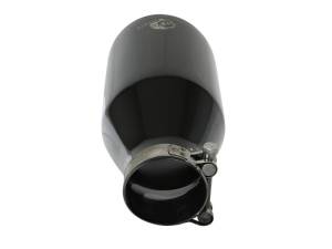 aFe - aFe MACH Force-Xp 409 SS Clamp-On Exhaust Tip 2.5in. Inlet / 4.5in. Outlet / 9in. L - Black 49T25454-B091 - Image 4