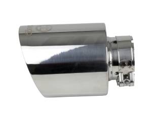 aFe - aFe Takeda Universal Exhaust Tip 2-1/2 IN Inlet x 4-1/2 IN Outlet x 7 IN L- Polished 49T25454-P07 - Image 2