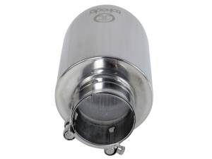 aFe - aFe Takeda Universal Exhaust Tip 2-1/2 IN Inlet x 4-1/2 IN Outlet x 7 IN L- Polished 49T25454-P07 - Image 3