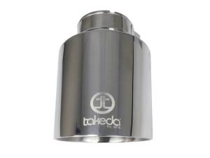 aFe - aFe Takeda Universal Exhaust Tip 2-1/2 IN Inlet x 4-1/2 IN Outlet x 7 IN L- Polished 49T25454-P07 - Image 5