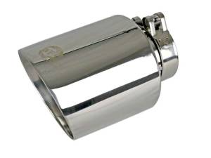aFe - aFe MACH Force-Xp 2-1/2in 304 SS Clamp-On Exhaust Tip 2.5in In / 4.5in Out / 7in.L - Polished 49T25454-P071 - Image 1