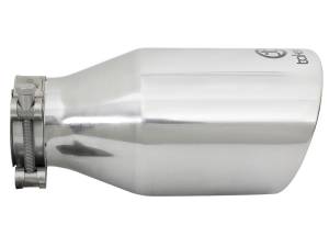aFe - aFe Takeda 304 Stainless Steel Clamp-On Exhaust Tip 2.5in. Inlet / 4.5in. Outlet / 9in. L - Polished 49T25454-P09 - Image 2